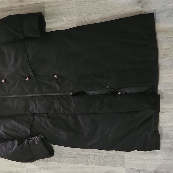 Womens VIP winter jacket coat size large 16 fur hood - Picture 2 of 4